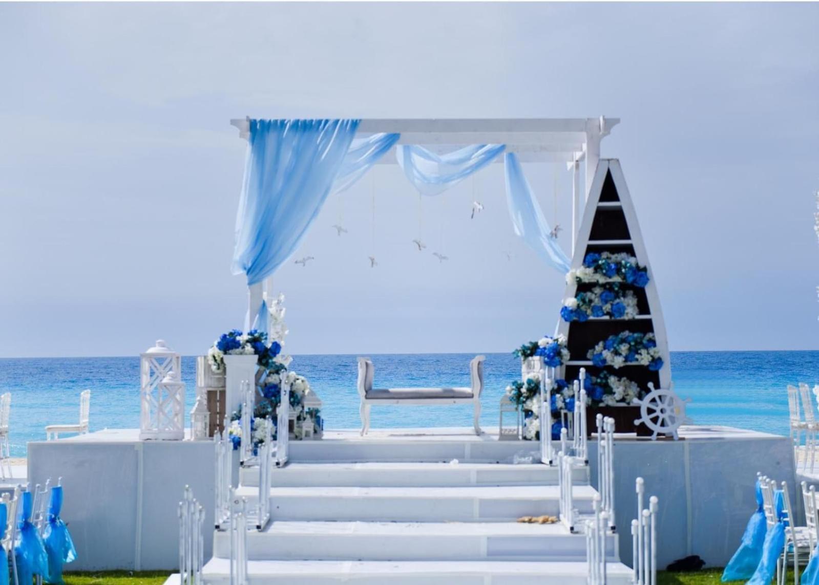 Borg El Arab Beach Resort Exterior photo A beach wedding